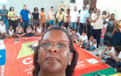 Dona Vera não para de caminhar com o povo
